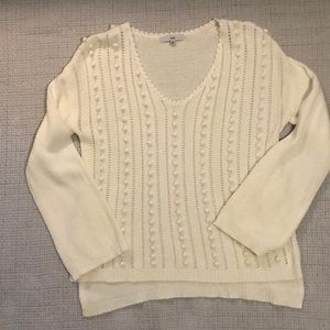 Cream Pom Pom sweater